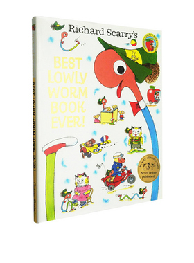 英文原版 斯凯瑞 Richard Scarry's Best Lowly Worm Book Ever 精装儿童启蒙图画故事书