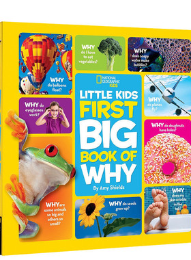 英文原版 National Geographic 美国国家地理 Little Kids First Big Book of Why 精装大开本 儿童百科书 探索世界 英文原版