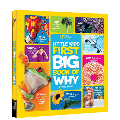 预售 英文原版 National Geographic 美国国家地理 Little Kids First Big Book of Why 精装大开本 儿童百科书 探索世界 英文原版