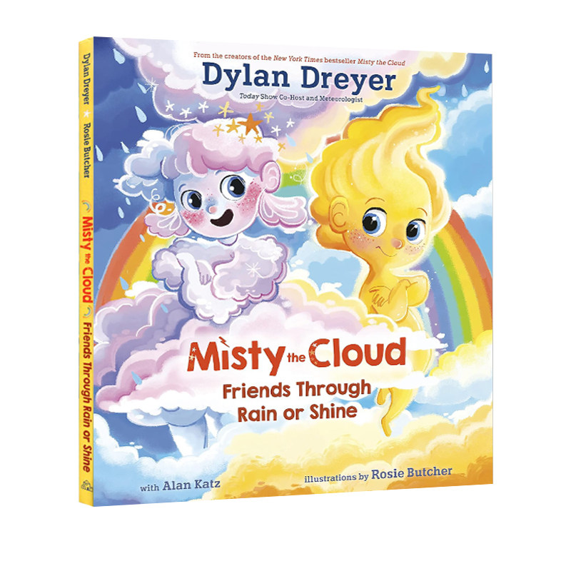 英文原版 Misty the Cloud Friends Through Rain or Shine 云雾缭绕 Misty the Cloud 风雨无阻的朋友 Dylan Dreyer 儿童精装绘本