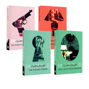 预售 英文原版 阿加莎系列 马普尔小姐探案第一季4册 英文原版 Miss Marple 英文原版侦探小说 藏书室女尸之谜 寓所谜案 借镜杀人