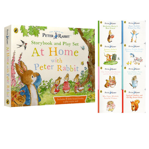 英文原版AtHomewithPeterRabbit