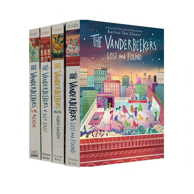 预售 英文原版 The Vanderbeekers 范家故事 4册  141st Street/ Lost and Found 成长幽默搞笑小说 青少年英语课外章节书