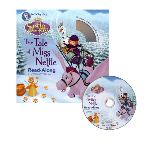 英文原版 苏菲亚公主 Sofia the First Read Along Storybook 附CD 经典动画故事书 迪士尼独立阅读有声绘本