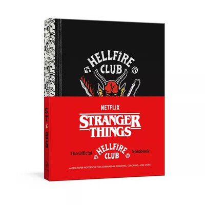 预售 英文原版 怪奇物语官方笔记本 Stranger Things: The Official Hellfire Club Notebook奇幻科幻惊悚美剧 怪奇物语周边图画书