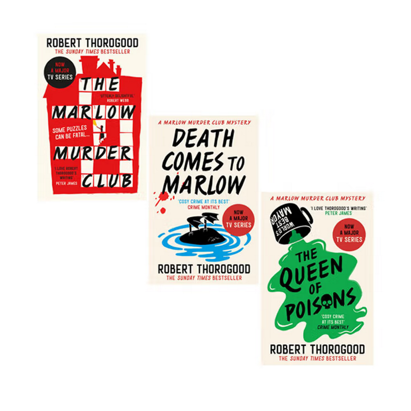 预售 马洛谋杀俱乐部之谜 3册套装 英文原版 The Marlow murder club mysteries Robert Thorogood 推理小说