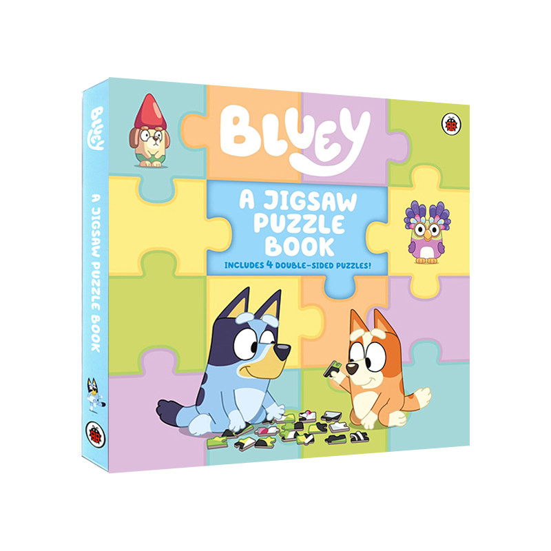 预售 小蓝狗布鲁伊 拼图书 Bluey A Jigsaw Puzzle Book  英文原版 儿童启蒙故事绘本