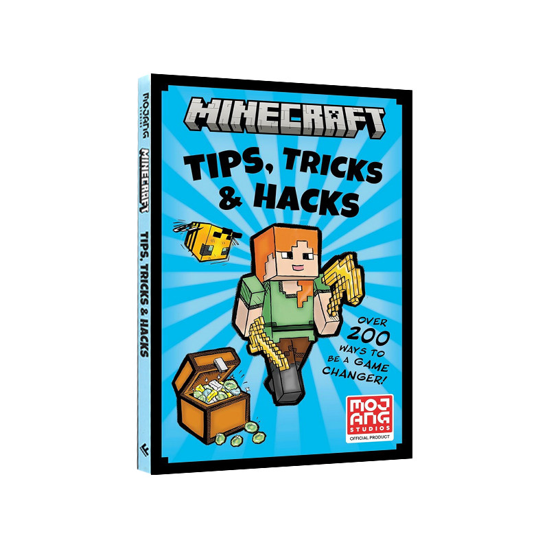 我的世界方法技巧和窍门笑话书 Minecraft tips tricks and hacks 英文原版儿童冒险游戏故事书 青少年英语课外阅读小说 Mojang AB