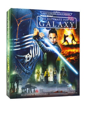 英文原版 星球大战 银河星系立体书 Star Wars: The Ultimate Pop-Up Galaxy 马修·莱因哈特 星球大战系列电影