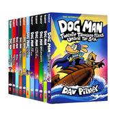 超人作者 Dav 神探狗狗 Pilkey 漫画书全彩桥梁章节书 冒险 Dog Man 英文原版 Adventures 内裤 学乐出版 11册 The