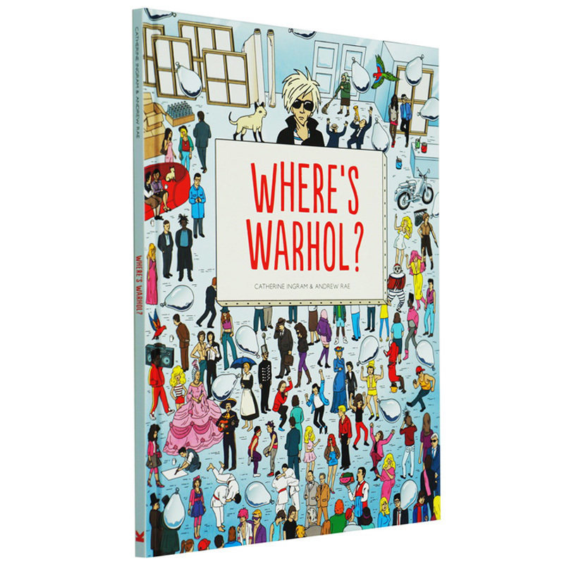 英文原版 Where's Warhol? 艺术之旅的时光机 儿童艺术绘本 精装大厚本