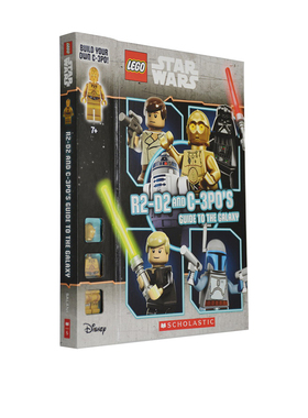 英文原版 Lego Star Wars R2-D2 and C-3P0's Guide to the Galaxy 乐高星球大战 精装 附赠人偶