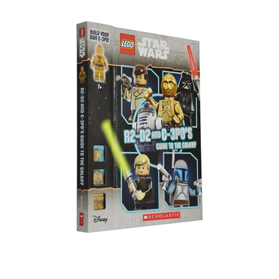 英文原版 Lego Star Wars R2-D2 and C-3P0's Guide to the Galaxy 乐高星球大战 精装 附赠人偶
