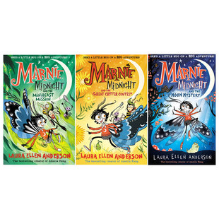 Laura Anderson Midnight 月亮之谜 动物比赛 3册合售 Marnie 午夜玛妮 Ellen 预售 青少年奇幻章节小说 英文原版