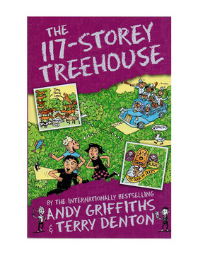 小屁孩树屋历险记 英文原版 The 117-Storey Treehouse 疯狂树屋历险记 Andy Griffiths 初级章节书 7-12岁