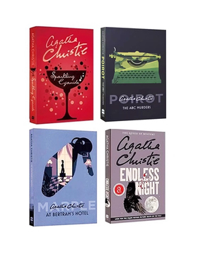 英文原版 阿加莎系列 Seven Deadly Sins 七宗罪系列 4册合售  ABC谋杀案 经典作品 Agatha Christie 侦探推理小说