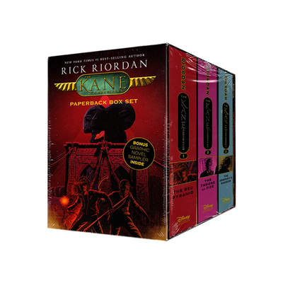 预售 英文原版小说 波西杰克逊第三季 埃及守护神三部曲 3册礼盒装 Rick Riordan Kane Chronicles