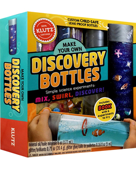 英文原版 Klutz系列 Make Your Own Discovery Bottles 儿童创意手工DIY 神奇科学瓶 多彩探索发现 小学STEM课外读物