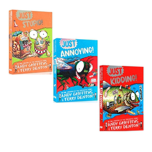 Annoying 爆笑幽默创意漫画 Griffiths 儿童趣味桥故事书 3册合售 Kidding Stupid Just 英文原版 Andy 小屁孩树屋历险记作者