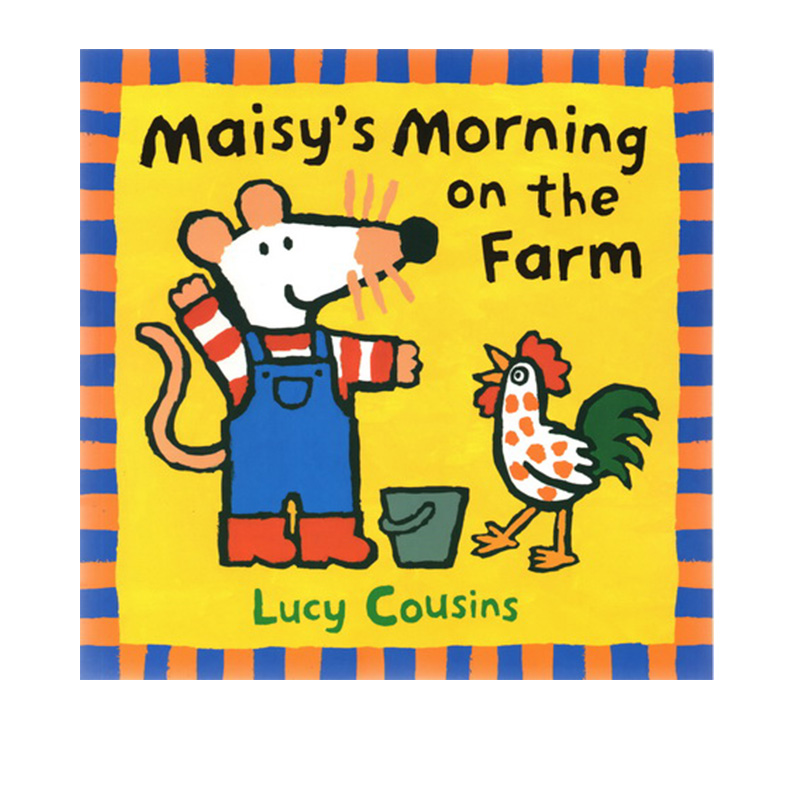 英文原版 Maisy's Morning on the Farm 农场的清晨 小鼠波波系列绘本 儿童启蒙图画故事书 Lucy Cousins