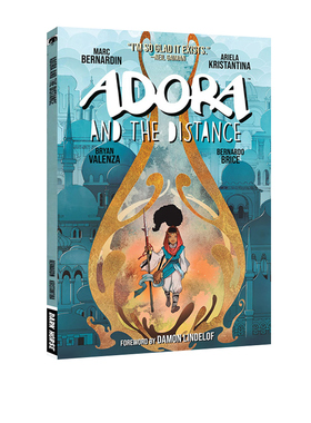 英文原版 Adora and the Distance 阿多拉和距离 Marc Bernardin 漫画绘本图画书 冒险奇幻图像式小说