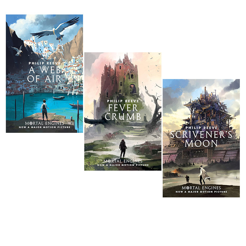 预售 英文原版 Mortal Engines Prequel 致命引擎前传 3册合售 末世奇幻冒险 同名电影原著章节书 Philip Reeve