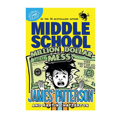 英文原版 Middle School#16: Million Dollar Mess 地狱高中生活 电影原著 校园成长小说 幽默小说 中小学英语课外阅读提升