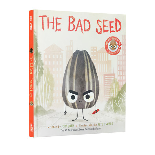 英文原版 Good Egg / Bad Seed Flipbook 优良蛋/坏种子2个故事翻转双封面 精装绘本 趣味故事图画书 儿童英语启蒙