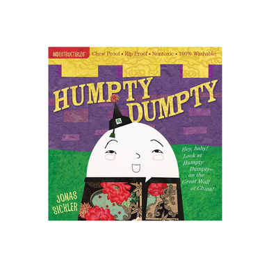 英文原版绘本 Humpty Dumpty  幼儿歌谣 Indestructibles 防水无毒可咬婴幼儿书