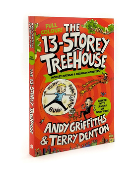 预售 英文原版 The 13-Storey Treehouse: Colour Edition 13层的树屋 小屁孩树屋历险记 全彩版 青少年儿童冒险故事章节书小说