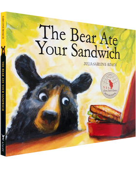 英文原版 The Bear Ate Your Sandwich 熊吃了你的三明治 精装绘本 儿童推理绘本故事图画书 Julia Sarcone-Roach