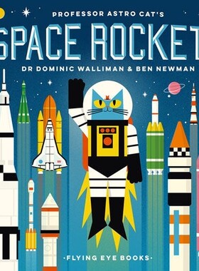 预售 英文原版 太空猫 运载火箭 Professor Astro Cat's Space Rockets 儿童天文科普图画故事绘本