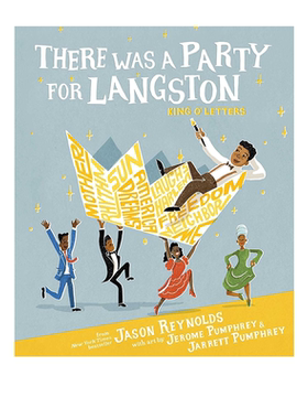 2024年凯迪克银奖 英文原版绘本 There Was a Party for Langston 兰斯顿的派对 精装  Jason Reynolds