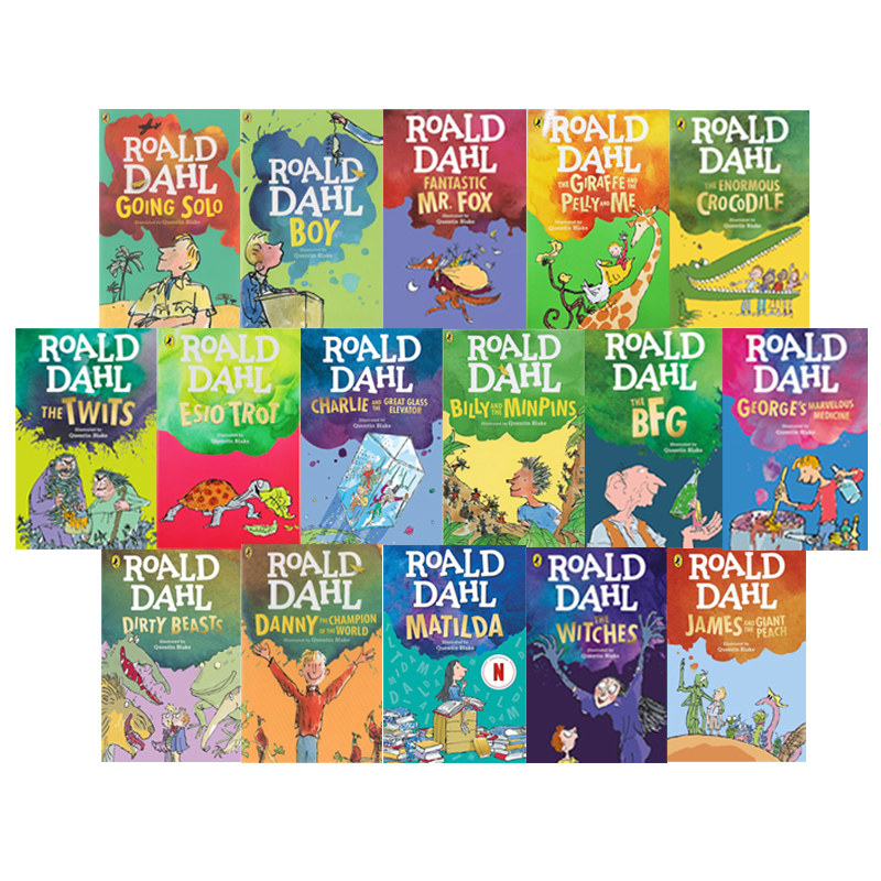 罗尔德达尔英文原版 Roald Dahl 魔法手指 The Magic Finger 马蒂尔达Matilda 女巫The Witches 了不起的狐狸爸爸Fantastic Mr Fox