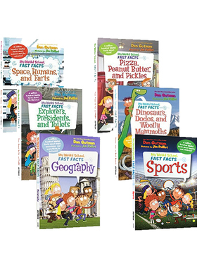 疯狂学校真实百科系列 My Weird School Fast Facts 6册盒装 英文原版儿童科普读物 学生课外阅读 桥梁章节书 6-10岁