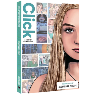 儿童价值观培养 反应网络暴力现实社会 Click A Story of Cyberbullying 青少年课外阅读漫画绘本故事图画书精装 英文原版读物