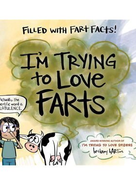 预售 I'M Trying To Love Farts 我正在努力去“喜欢”放屁这种行为 英文原版 儿童插画故事绘本 爆笑消化系统科普