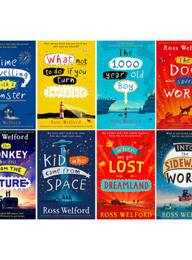 预售 Ross Welford 罗斯韦尔福 爱幻想英文原版小说 8册合售 穿越逆境 启发人生智慧 Kid Who Came From Space