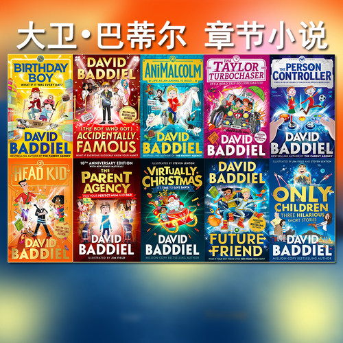 David Baddiel 大卫巴蒂尔系列章节小说10册  The Boy Who Got Accidentally Famous 爆笑成长日记英语读物 Future Friend