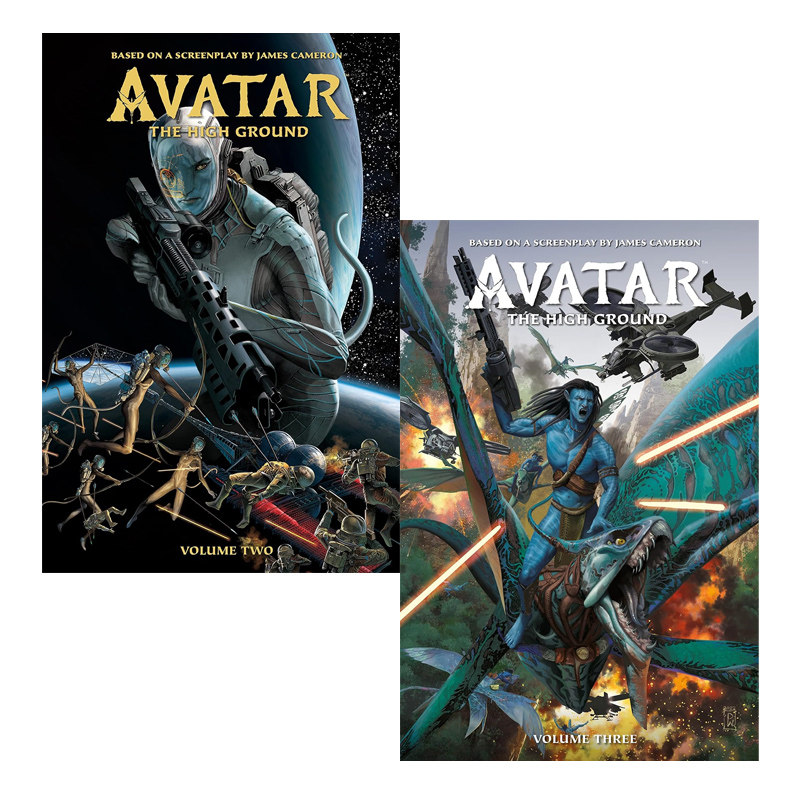 阿凡达 高地 2卷合售 漫画图像小说 电影水之道前传 Avatar: The High Ground 英文原版 精装 绘本小说漫画书