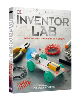 预售 英文原版 DK STEM大课题系列 Inventor Lab发明实验室 探索STEM学科 精装全彩 电子与科学 11-14岁儿童科学科普知识 DK百科书