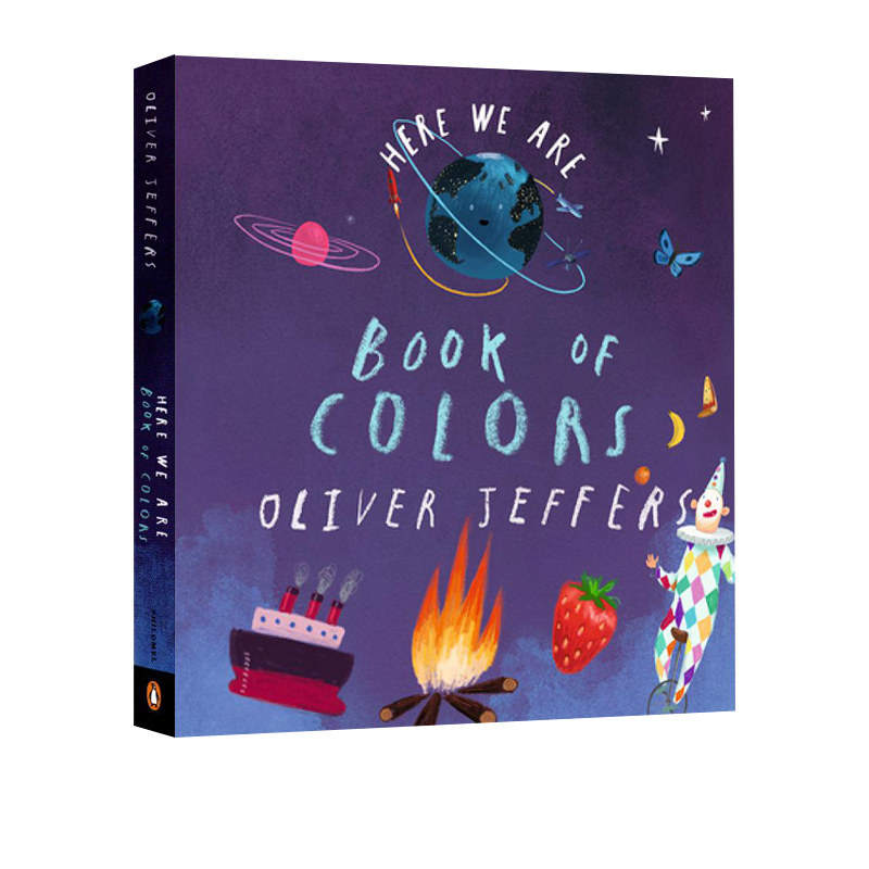 colors 纸板书 颜色的书 低幼儿童英语启蒙绘本 奥利弗杰弗斯 oliver