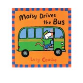 Cousins the Maisy 英文原版 儿童启蒙认知绘本 Drives 小鼠波波乘公交 Lucy Bus 睡前故事图画书