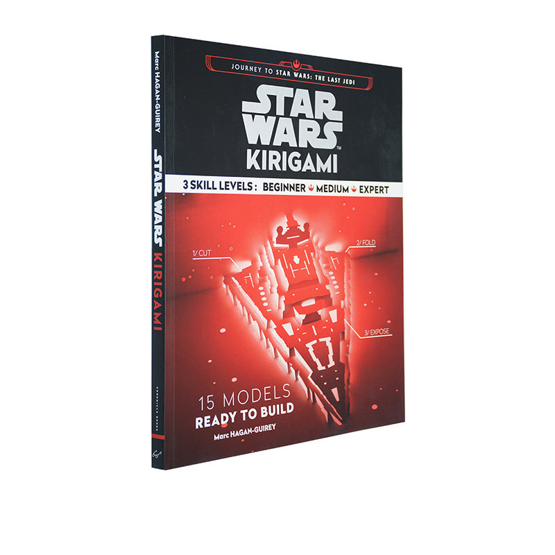英文原版 星球大战 银河系战舰模型制作 Star Wars Kirigami 超大开本手工折纸礼品书
