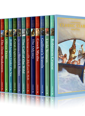 Sterling Classic Starts L2 英文原版世界经典名著15册 儿童小说小妇人环游世界80天奥德赛鲁冰逊漂流记野性的呼唤 Level 2