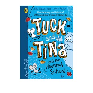 闹鬼 趣味插画冒险故事 and Haunted School the Tuck Tina 学校 预售 两个搞怪小伙伴 英文原版