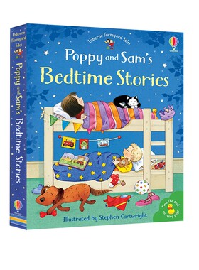 预售 英文原版 Usborne Poppy and Sam's Bedtime Stories 精装 波比和山姆的睡前故事 农场故事合辑 尤斯伯恩 课外阅读图画故事书
