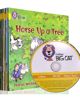 自然拼读 级别3 黄色套装 柯林斯大猫自然拼读系列 Collins Big Cat Phonics Yellow 14册 Band 3 附赠CD 英文原版