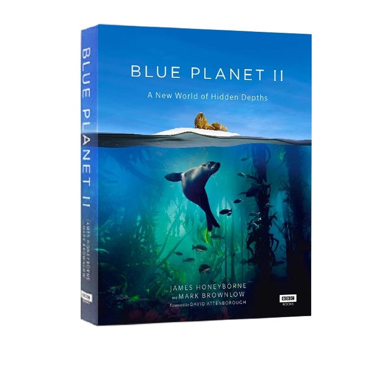 英文原版 BBC纪录片同名图书 蓝色星球2 Blue Planet II 海洋百科 詹姆斯霍尼伯内 海洋生物纪实 全彩精装 科普读物