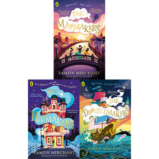 制帽师系列 3册 The Hatmakers/Mapmakers/Troublemakers 塔姆金莫昌特 Tamzin Merchant 英文原版 儿童初级章节桥梁故事书